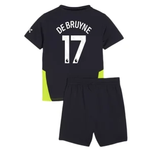 Koop Kinder Manchester City 2024/25 Kevin De Bruyne #17 Uit tenue met Korte Mouw (+ Korte broeken) Online