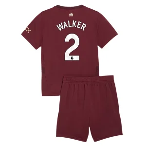 Koop Kinder Manchester City 2024/25 Kyle Walker #2 Derde tenue met Korte Mouw (+ Korte broeken) Online