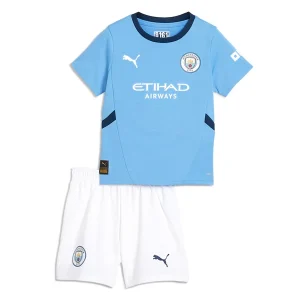 Koop Kinder Manchester City 2024/25 Thuis tenue met Korte Mouw (+ Korte broeken) Online