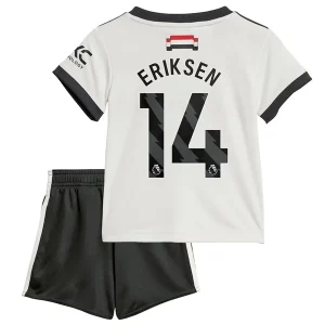 Koop Kinder Manchester United 2024/25 Christian Eriksen #14 Derde tenue met Korte Mouw (+ Korte broeken) Online