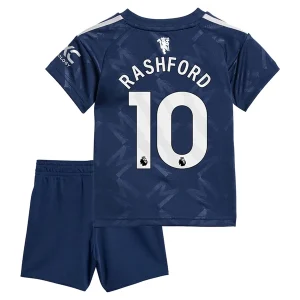 Koop Kinder Manchester United 2024/25 Marcus Rashford #10 Uit tenue met Korte Mouw (+ Korte broeken) Online