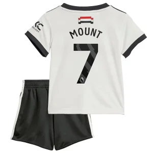 Koop Kinder Manchester United 2024/25 Mason Mount #7 Derde tenue met Korte Mouw (+ Korte broeken) Online