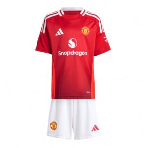 Koop Kinder Manchester United 2024/25 Thuis tenue met Korte Mouw (+ Korte broeken) Online