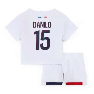 Koop Kinder Paris Saint-Germain 2024/25 Danilo Pereira #15 Uit tenue met Korte Mouw (+ Korte broeken) Online