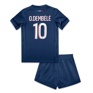 Koop Kinder Paris Saint-Germain 2024/25 Ousmane Dembélé #10 Thuis tenue met Korte Mouw (+ Korte broeken) Online