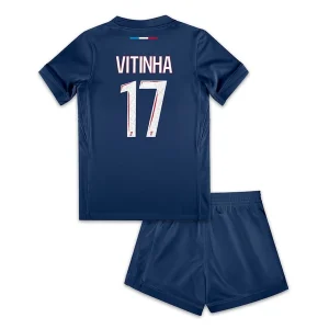 Koop Kinder Paris Saint-Germain 2024/25 Vitinha Ferreira #17 Thuis tenue met Korte Mouw (+ Korte broeken) Online