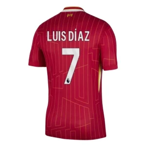 Koop Liverpool 2024/25 Luis Díaz #7 Thuis tenue met korte mouwen online