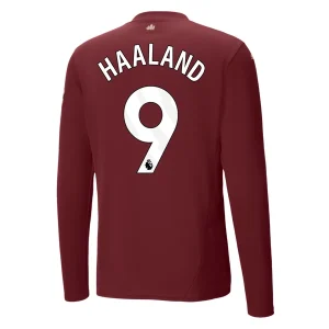 Koop Manchester City 2024/25 Erling Haaland #9 Derde tenue met lange mouwen online