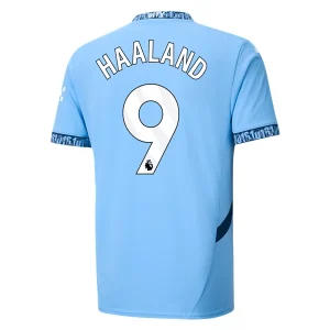 Koop Manchester City 2024/25 Erling Haaland #9 Thuis tenue met korte mouwen online