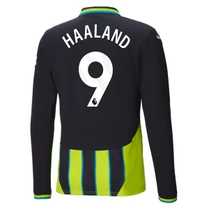 Koop Manchester City 2024/25 Erling Haaland #9 Uit tenue met lange mouwen online