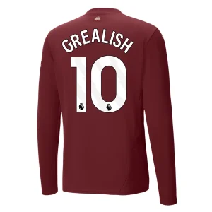 Koop Manchester City 2024/25 Jack Grealish #10 Derde tenue met lange mouwen online