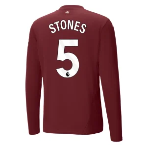 Koop Manchester City 2024/25 John Stones #5 Derde tenue met lange mouwen online