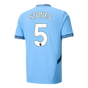 Koop Manchester City 2024/25 John Stones #5 Thuis tenue met korte mouwen online