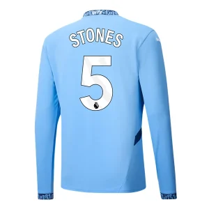 Koop Manchester City 2024/25 John Stones #5 Thuis tenue met lange mouwen online