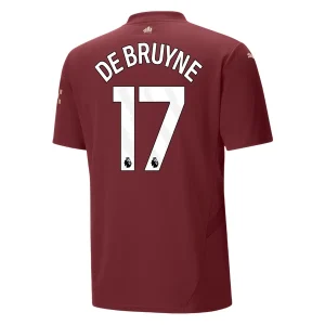 Koop Manchester City 2024/25 Kevin De Bruyne #17 Derde tenue met korte mouwen online