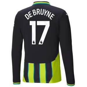 Koop Manchester City 2024/25 Kevin De Bruyne #17 Uit tenue met lange mouwen online