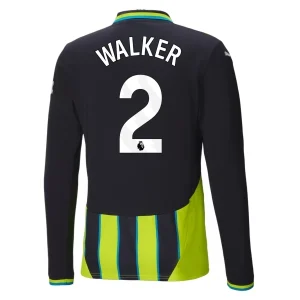 Koop Manchester City 2024/25 Kyle Walker #2 Uit tenue met lange mouwen online