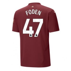 Koop Manchester City 2024/25 Phil Foden #47 Derde tenue met korte mouwen online