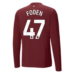 Koop Manchester City 2024/25 Phil Foden #47 Derde tenue met lange mouwen online