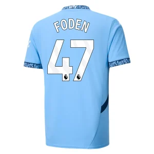 Koop Manchester City 2024/25 Phil Foden #47 Thuis tenue met korte mouwen online