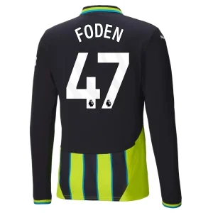 Koop Manchester City 2024/25 Phil Foden #47 Uit tenue met lange mouwen online