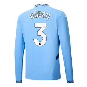 Koop Manchester City 2024/25 Ruben Dias #3 Thuis tenue met lange mouwen online