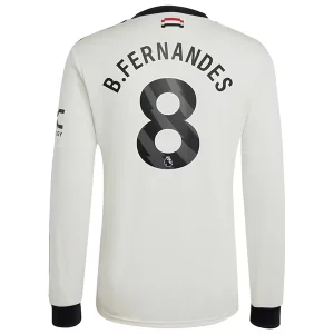 Koop Manchester United 2024/25 Bruno Fernandes #8 Derde tenue met lange mouwen online