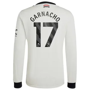 Koop Manchester United 2024/25 Garnacho #17 Derde tenue met lange mouwen online