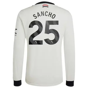 Koop Manchester United 2024/25 Jadon Sancho #25 Derde tenue met lange mouwen online