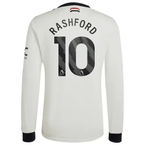 Koop Manchester United 2024/25 Marcus Rashford #10 Derde tenue met lange mouwen online