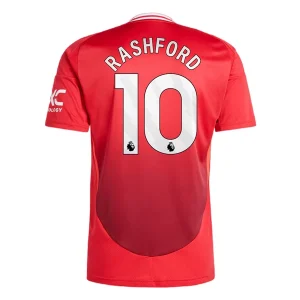 Koop Manchester United 2024/25 Marcus Rashford #10 Thuis tenue met korte mouwen online