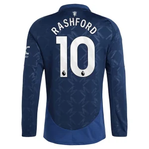 Koop Manchester United 2024/25 Marcus Rashford #10 Uit tenue met lange mouwen online