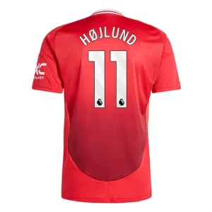 Koop Manchester United 2024/25 Rasmus Højlund #11 Thuis tenue met korte mouwen online