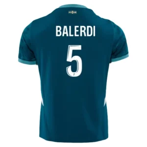 Koop Olympique de Marseille 2024/25 Leonardo Balerdi #5 Uit tenue met korte mouwen online