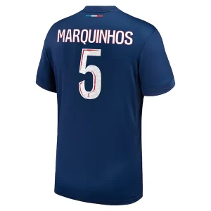 Koop Paris Saint-Germain 2024/25 Marquinhos #5 Thuis tenue met korte mouwen online