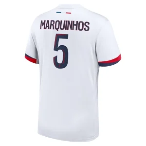 Koop Paris Saint-Germain 2024/25 Marquinhos #5 Uit tenue met korte mouwen online