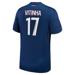 Koop Paris Saint-Germain 2024/25 Vitinha Ferreira #17 Thuis tenue met korte mouwen online