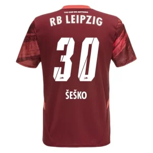 Koop RB Leipzig 2024/25 Benjamin Šeško #30 Uit tenue met korte mouwen online