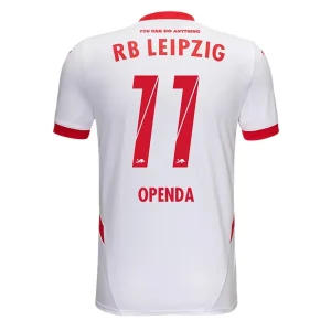 Koop RB Leipzig 2024/25 Openda #11 Thuis tenue met korte mouwen online