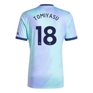 Goedkope Arsenal 2024/25 Takehiro Tomiyasu #18 Derde tenue Korte Mouw te koop