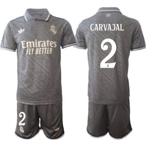 Koop Goedkope Real Madrid 2024/25 Daniel Carvajal #2 Derde tenue Korte Mouw (+ Korte broeken) Online