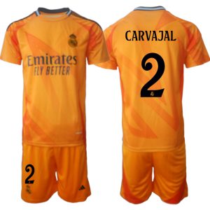 Koop Goedkope Real Madrid 2024/25 Daniel Carvajal #2 Uit tenue Korte Mouw (+ Korte broeken) Online