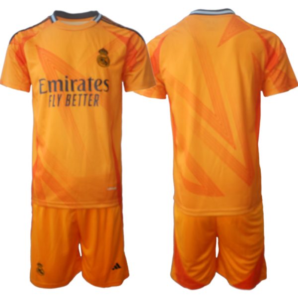 Koop Goedkope Real Madrid 2024/25 Uit tenue Korte Mouw (+ Korte broeken) Online