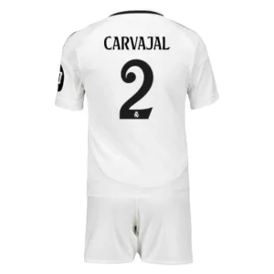 Koop Kinder Real Madrid 2024/25 Daniel Carvajal #2 Thuis tenue met Korte Mouw (+ Korte broeken) Online