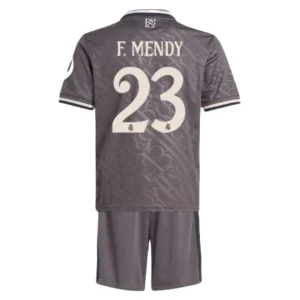 Koop Kinder Real Madrid 2024/25 Ferland Mendy #23 Derde tenue met Korte Mouw (+ Korte broeken) Online