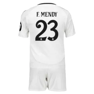 Koop Kinder Real Madrid 2024/25 Ferland Mendy #23 Thuis tenue met Korte Mouw (+ Korte broeken) Online