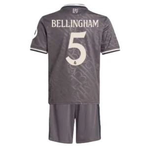 Koop Kinder Real Madrid 2024/25 Jude Bellingham #5 Derde tenue met Korte Mouw (+ Korte broeken) Online