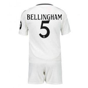 Koop Kinder Real Madrid 2024/25 Jude Bellingham #5 Thuis tenue met Korte Mouw (+ Korte broeken) Online