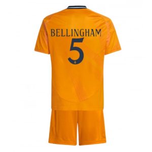 Koop Kinder Real Madrid 2024/25 Jude Bellingham #5 Uit tenue met Korte Mouw (+ Korte broeken) Online