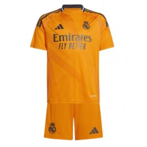 Koop Kinder Real Madrid 2024/25 Uit tenue met Korte Mouw (+ Korte broeken) Online